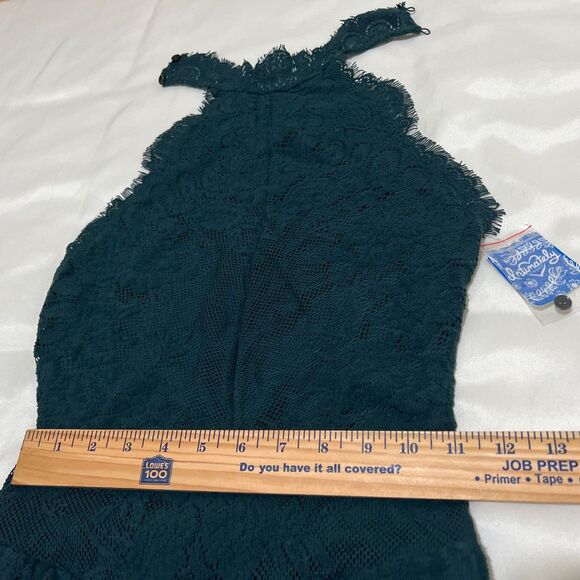 NWT Free People Intimately Evergreen Harper High Neck Halter Mini Dress Size XS - Picture 6 of 13